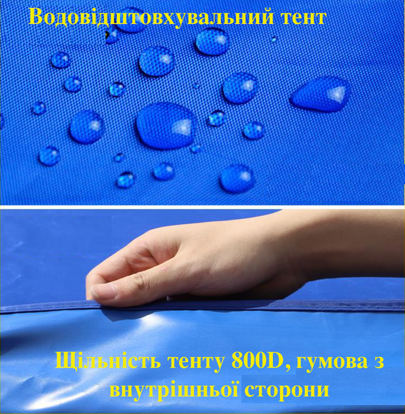 Дах купол для намету намету розсувного 3х3м, 800 г/м2 Камуфляжний тент Туреччина