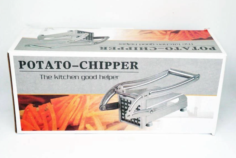 Сталева картоплерізка, овочерізка Potato Chipper / Машинка для нарізки картоплі соломкою