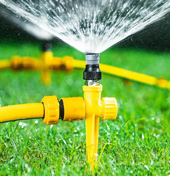 Садовый спринклер, разбрызгиватель с вращением на 360 система полива Lawn Water Sprinkler