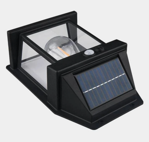 Вуличний світильник на сонячних батареях SOLAR WALL LAMP K-888 / Акумуляторний ліхтар / Лед світильники