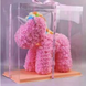 Единорог из роз 38см 3D Flower Unicorn Оригинальный подарок девушке в подарочной упаковке