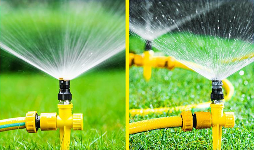 Садовый спринклер, разбрызгиватель с вращением на 360 система полива Lawn Water Sprinkler