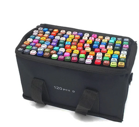 Набір 120 кольорів, якісних двосторонніх маркерів Touch для малювання і скетчингу на спиртовій основі