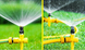 Розбризкувач садовий обертовий на 360 Lawn Water Sprinkler Комплект