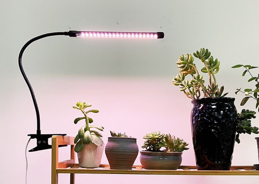 Фитолампа для растений на прищепке LED Plant Crow Light (9W) светодиодный фитосветильник