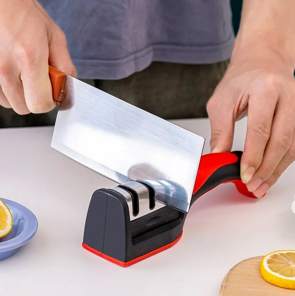 Точилка для ножей Sharpener RS-168 NJ-523 / Кухонная механическая точилка для всех видов ножей