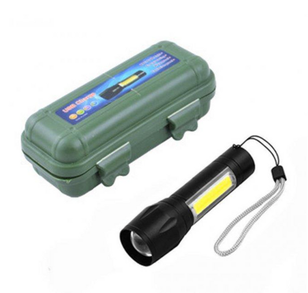 Мощный ручной фонарик с аккумулятором Police BL 511 COB usb micro charge / Светодиодный LED фонарь