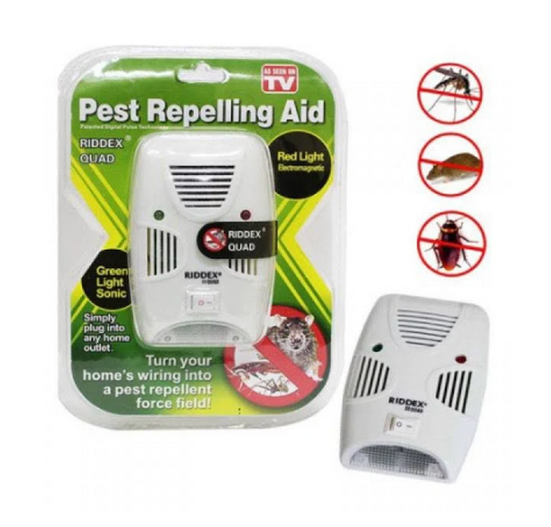 Электронный отпугиватель грызунов и насекомых Pest Repelling Aid, электромагнитный отпугиватель насекомых