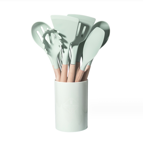 Набір кухонного приладдя 12 предметів Kitchen Set Light green