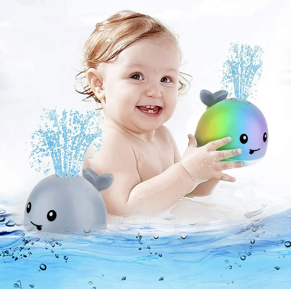 Детская игрушка для купаний в ванной Кит Spray water bath toy Белый