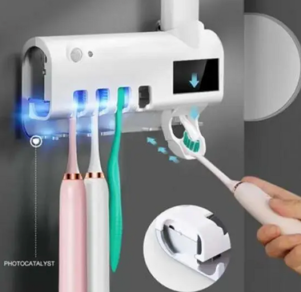 Тримач УФ стерилізатор для зубної пасти та щіток Toothbrush Sterilizator