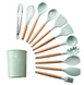 Набір кухонного приладдя 12 предметів Kitchen Set Light green