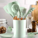 Набір кухонного приладдя 12 предметів Kitchen Set Light green