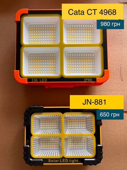 Сонячний світлодіодний прожектор Cata CT-4698 200W 20000mAh