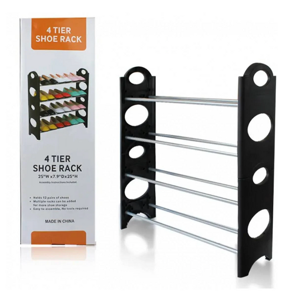 Полка для обуви Shoe Rack 4 полки, 12 пар