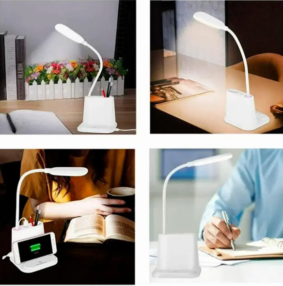 Настольная лампа USB с держателем для телефона multifunctional DESK LAMP - 1200Mah power bank