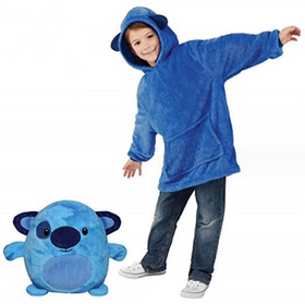 Дитяча толстовка трансформер із капюшоном іграшка Huggle Pets Animal Hoodie Blue