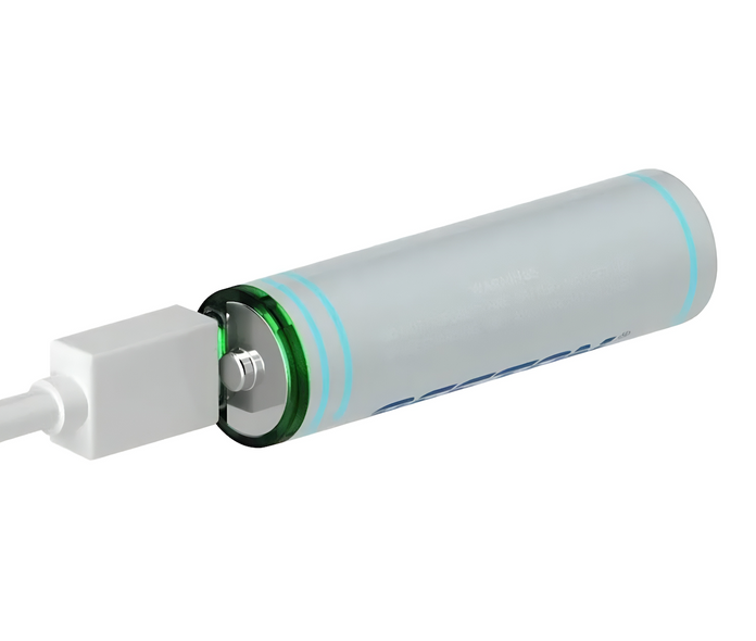 Аккумуляторные батарейки Beston AA USB Type-C 1.5 V 1460 mAh Li-ion (2AC-60) 4 шт.