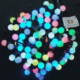 Світлодіодна гірлянда кулька 28Led, 23мм - RGB