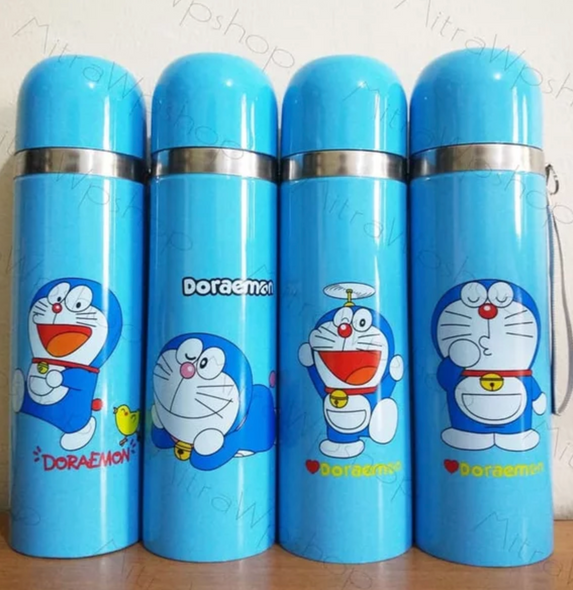 Дитячий термос Doraemon GB/T2332-97 500мл металевий Blue