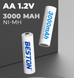 Аккумуляторная батарейка AA Ni-MH 1.2V 3000mAh Beston