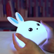 Дитячий нічник Rabbit Silicone Lamp LED Зайчик силіконовий на акумуляторі