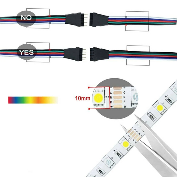 Светодиодная лента 5050 Led RGB 5м с пультом ДУ блоком питания и контроллером