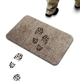 Супервбираючий чарівний килимок для взуття Super Clean mat для передпокою Бежевий