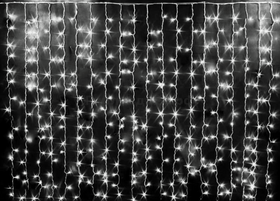 Світлодіодна гірлянда штора Curtain 3х2 метри, 500 LED, колір холодно-білий