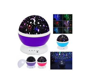 Ночник - проектор Звездное небо Star Master Dream Вращение 360° Белый + RGB