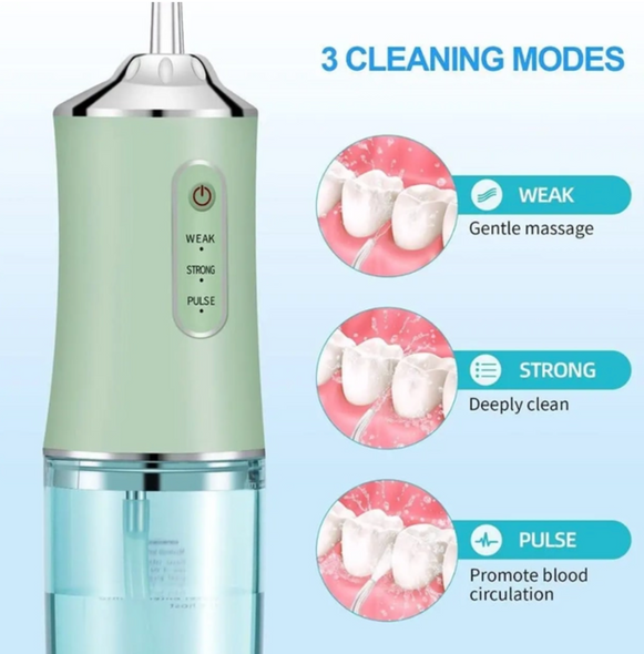 Іригатор для ротової порожнини USB 230 мл Portable Oral Irrigator / Портативний іригатор для зубів