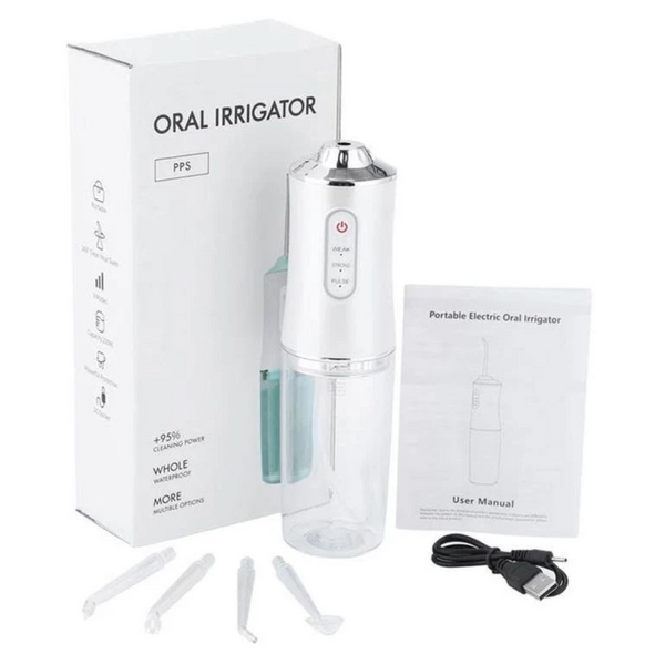 Ирригатор для полости рта USB 230 мл Portable Oral Irrigator / Портативный ирригатор для зубов