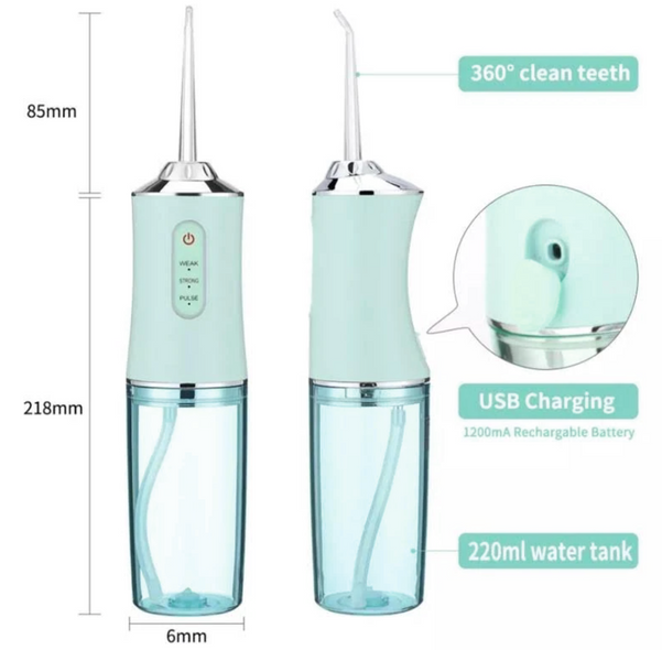 Ирригатор для полости рта USB 230 мл Portable Oral Irrigator / Портативный ирригатор для зубов