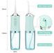 Іригатор для ротової порожнини USB 230 мл Portable Oral Irrigator / Портативний іригатор для зубів