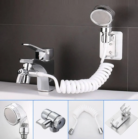 Душова система на умивальник душ із перемикачем на кран Modified Faucet With external Shower