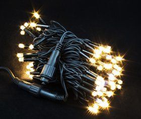 Гирлянда Уличная Нить String LED 10м Без мерцания Т.Белая