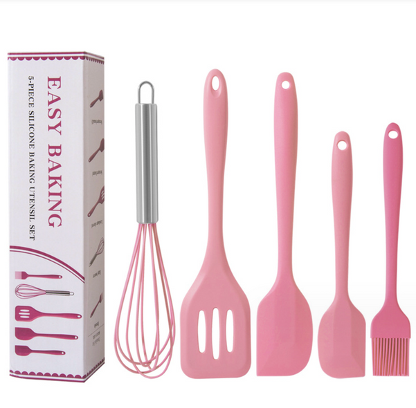 Набор кухонных принадлежностей KitchenWare 5 предметов Pink