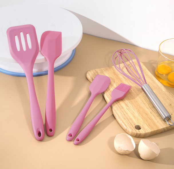 Набір кухонного приладдя KitchenWare 5 предметів Pink