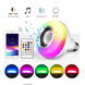 Блютуз лампочка цветная Led Music Bulb Bluetooth EL - 2108 RGB с пультом управления лампа с динамиком