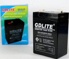 Аккумулятор BATTERY GD 645 6V 4A из герметической конструкции