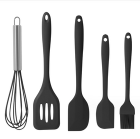 Набір кухонного приладдя KitchenWare 5 предметів Black