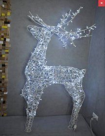 Уличные Led Фигуры Олень 240см из Гирлянды