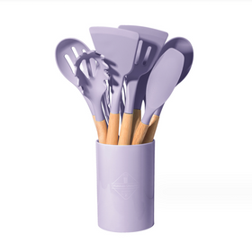 Набір кухонного приладдя 12 предметів графітового кольору Kitchen set Violet