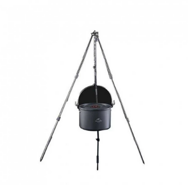 Тринога трисекційна для казанка Naturehike light tripod nh17s00s-g (ma-92) алюмінієва