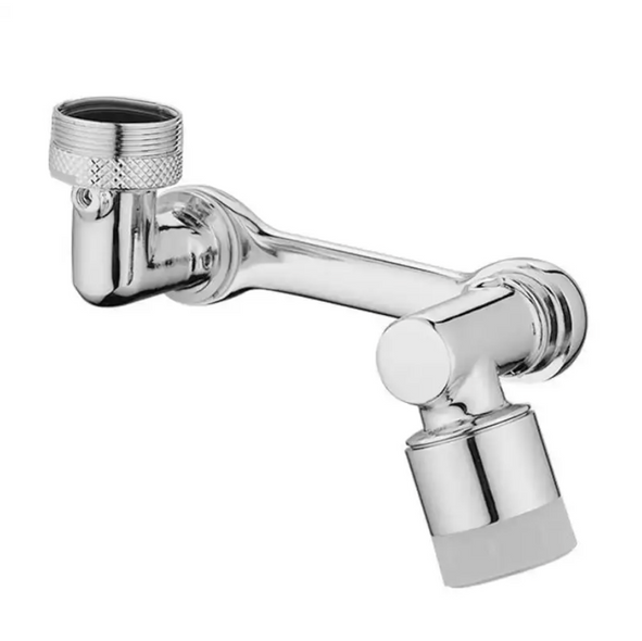 Насадка аэратор на кран для экономии воды Faucet Splash Head с поворотом на 1080° и двумя режимами распыления (серебристый)