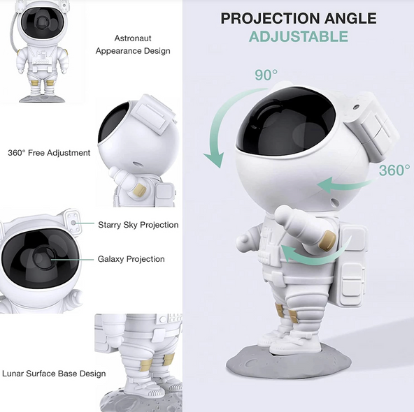 Ночник проектор звездного неба Астронавт