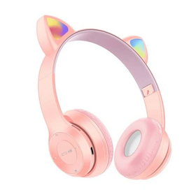 Бездротові навушники «котячі вуха» з мікрофоном, Bluetooth-навушники Cat Ear P47