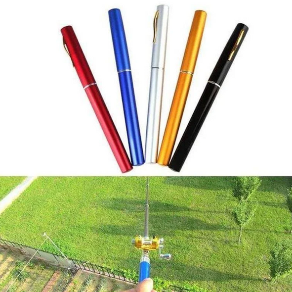 Мини удочка в виде карманной ручки Fish Rod in Pen Case