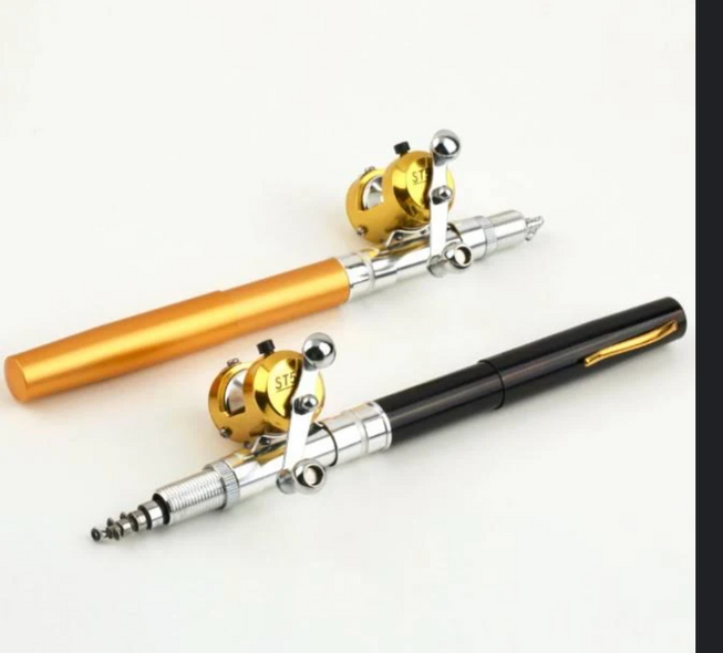 Мини удочка в виде карманной ручки Fish Rod in Pen Case