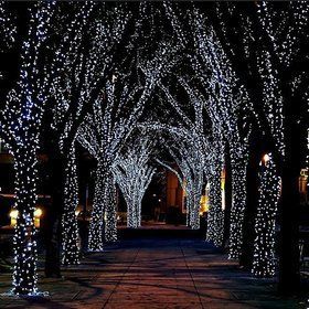 Гирлянда Уличная String Нить 800 Led, 45м, 2,2 мм, Холодно Белая